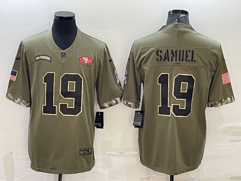 Men San Francisco 49ers 19 Samuel Green 2022 Vapor Untouchable Limited Nike NFL Jersey